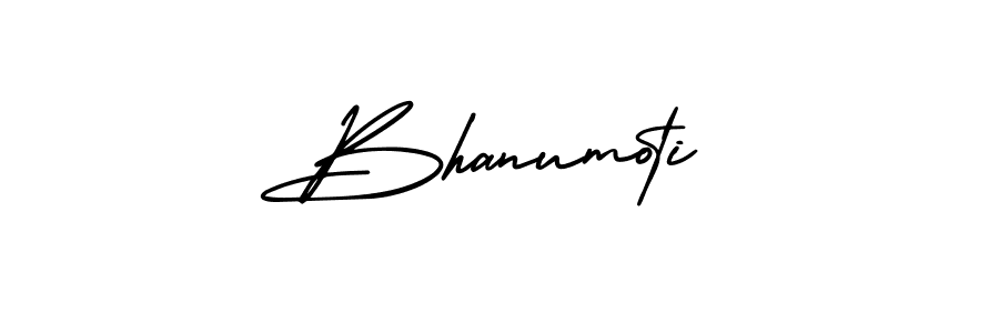 Use a signature maker to create a handwritten signature online. With this signature software, you can design (AmerikaSignatureDemo-Regular) your own signature for name Bhanumoti. Bhanumoti signature style 3 images and pictures png