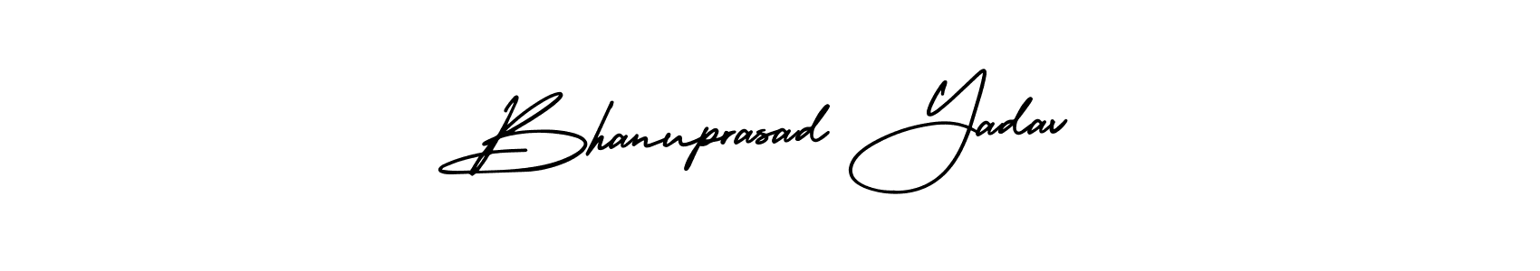 This is the best signature style for the Bhanuprasad Yadav name. Also you like these signature font (AmerikaSignatureDemo-Regular). Mix name signature. Bhanuprasad Yadav signature style 3 images and pictures png