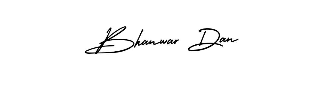 Use a signature maker to create a handwritten signature online. With this signature software, you can design (AmerikaSignatureDemo-Regular) your own signature for name Bhanwar Dan. Bhanwar Dan signature style 3 images and pictures png
