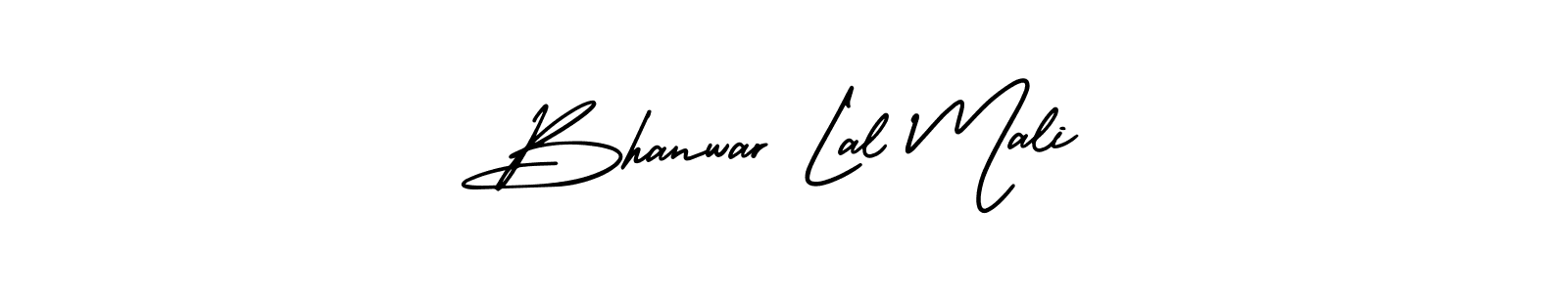 AmerikaSignatureDemo-Regular is a professional signature style that is perfect for those who want to add a touch of class to their signature. It is also a great choice for those who want to make their signature more unique. Get Bhanwar Lal Mali name to fancy signature for free. Bhanwar Lal Mali signature style 3 images and pictures png