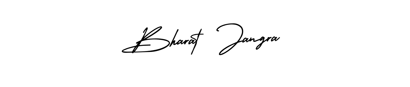 It looks lik you need a new signature style for name Bharat  Jangra. Design unique handwritten (AmerikaSignatureDemo-Regular) signature with our free signature maker in just a few clicks. Bharat  Jangra signature style 3 images and pictures png