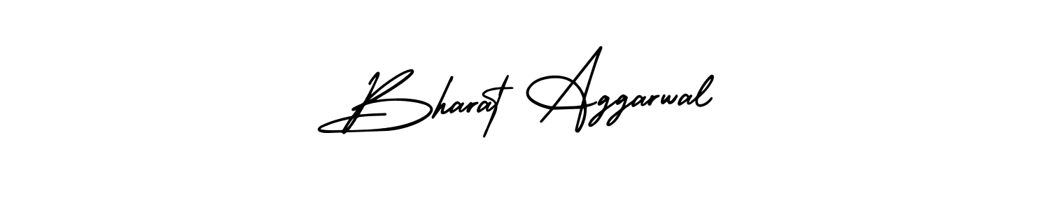 The best way (AmerikaSignatureDemo-Regular) to make a short signature is to pick only two or three words in your name. The name Bharat Aggarwal include a total of six letters. For converting this name. Bharat Aggarwal signature style 3 images and pictures png