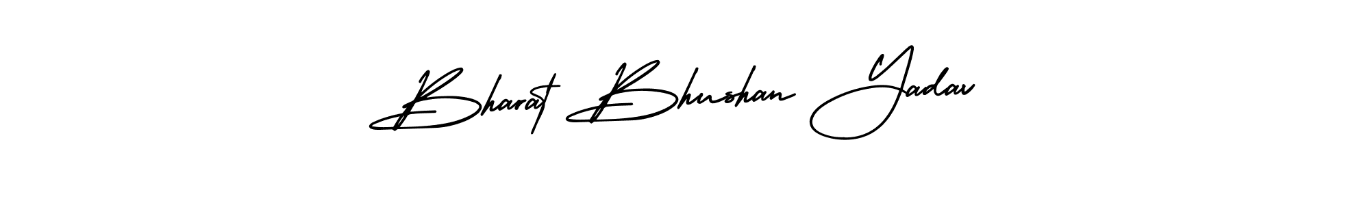 Create a beautiful signature design for name Bharat Bhushan Yadav. With this signature (AmerikaSignatureDemo-Regular) fonts, you can make a handwritten signature for free. Bharat Bhushan Yadav signature style 3 images and pictures png