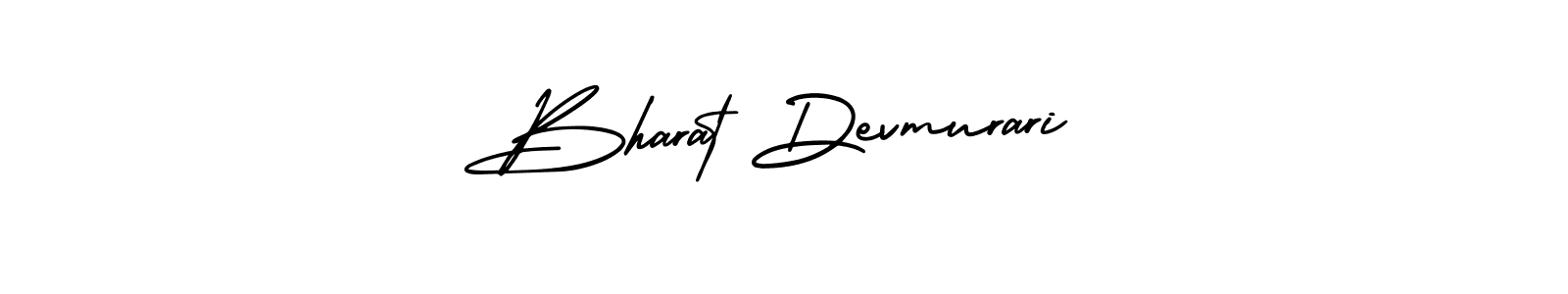 The best way (AmerikaSignatureDemo-Regular) to make a short signature is to pick only two or three words in your name. The name Bharat Devmurari include a total of six letters. For converting this name. Bharat Devmurari signature style 3 images and pictures png