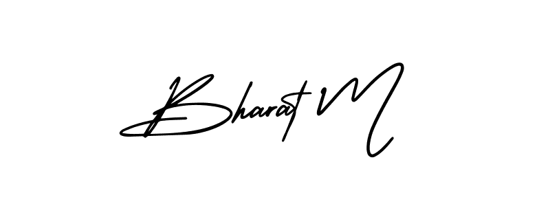 Make a short Bharat M signature style. Manage your documents anywhere anytime using AmerikaSignatureDemo-Regular. Create and add eSignatures, submit forms, share and send files easily. Bharat M signature style 3 images and pictures png