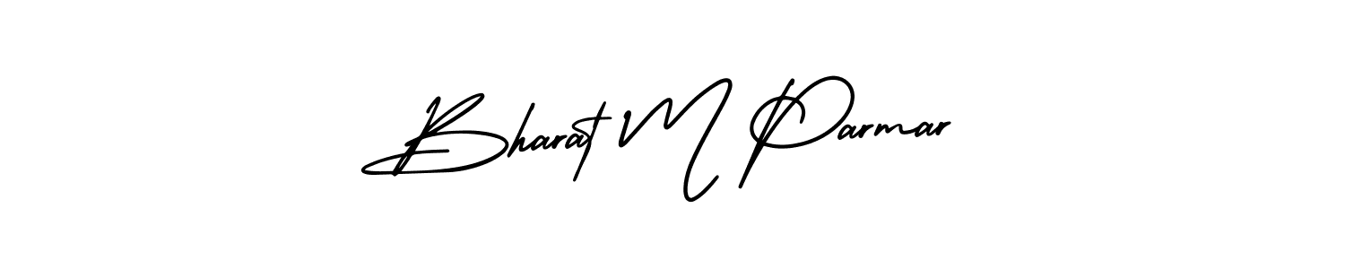 Similarly AmerikaSignatureDemo-Regular is the best handwritten signature design. Signature creator online .You can use it as an online autograph creator for name Bharat M Parmar. Bharat M Parmar signature style 3 images and pictures png