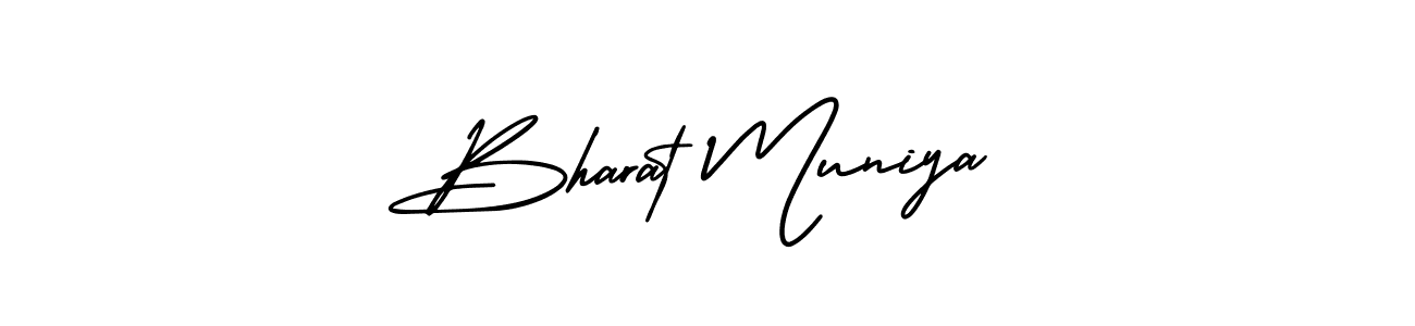 Design your own signature with our free online signature maker. With this signature software, you can create a handwritten (AmerikaSignatureDemo-Regular) signature for name Bharat Muniya. Bharat Muniya signature style 3 images and pictures png