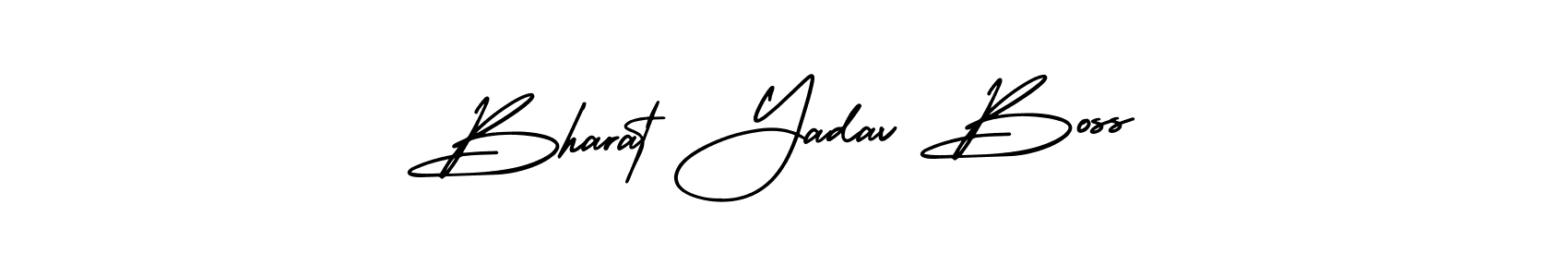 How to make Bharat Yadav Boss signature? AmerikaSignatureDemo-Regular is a professional autograph style. Create handwritten signature for Bharat Yadav Boss name. Bharat Yadav Boss signature style 3 images and pictures png