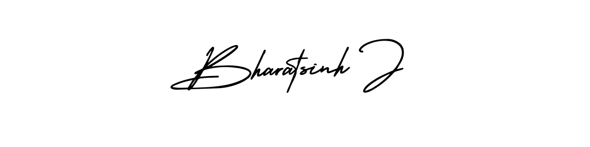 if you are searching for the best signature style for your name Bharatsinh J. so please give up your signature search. here we have designed multiple signature styles  using AmerikaSignatureDemo-Regular. Bharatsinh J signature style 3 images and pictures png