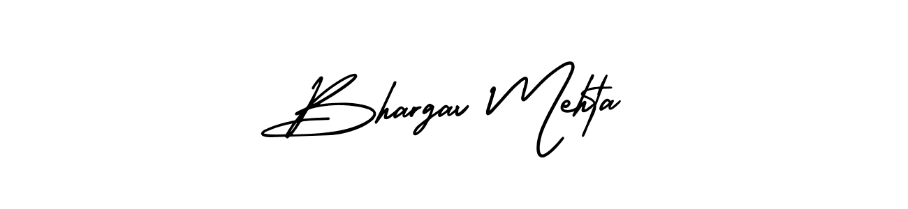 This is the best signature style for the Bhargav Mehta name. Also you like these signature font (AmerikaSignatureDemo-Regular). Mix name signature. Bhargav Mehta signature style 3 images and pictures png