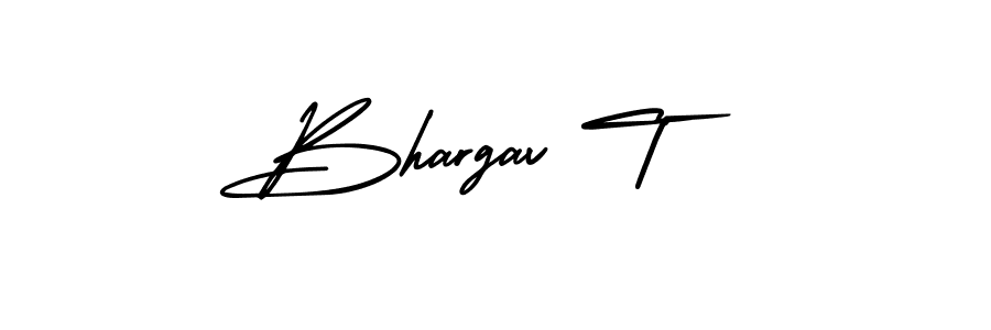 This is the best signature style for the Bhargav T name. Also you like these signature font (AmerikaSignatureDemo-Regular). Mix name signature. Bhargav T signature style 3 images and pictures png