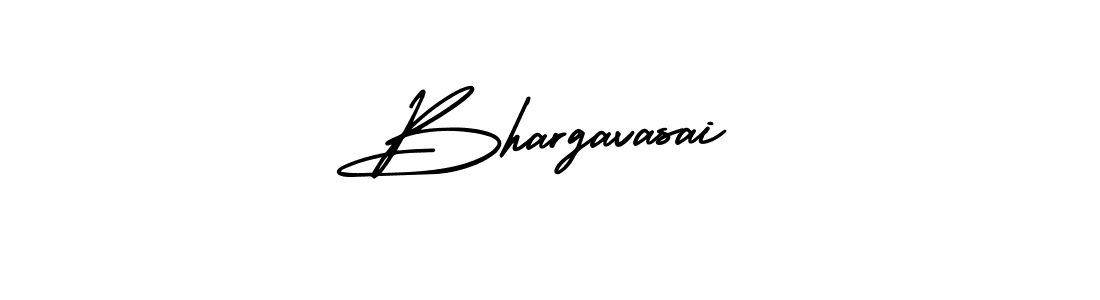 Bhargavasai stylish signature style. Best Handwritten Sign (AmerikaSignatureDemo-Regular) for my name. Handwritten Signature Collection Ideas for my name Bhargavasai. Bhargavasai signature style 3 images and pictures png