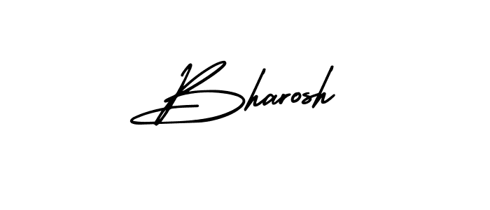 Bharosh stylish signature style. Best Handwritten Sign (AmerikaSignatureDemo-Regular) for my name. Handwritten Signature Collection Ideas for my name Bharosh. Bharosh signature style 3 images and pictures png