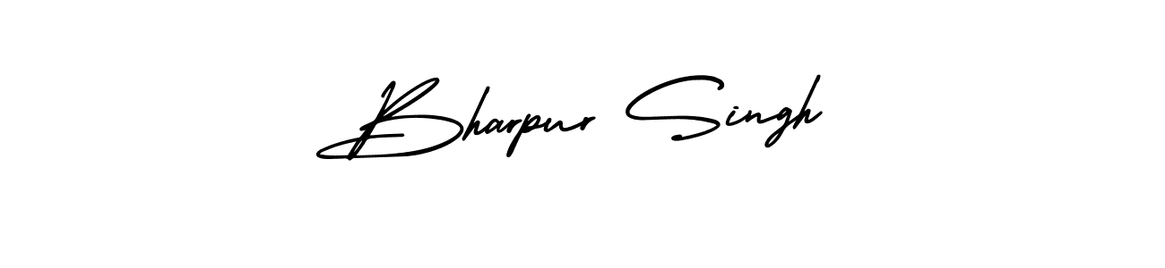 You should practise on your own different ways (AmerikaSignatureDemo-Regular) to write your name (Bharpur Singh) in signature. don't let someone else do it for you. Bharpur Singh signature style 3 images and pictures png