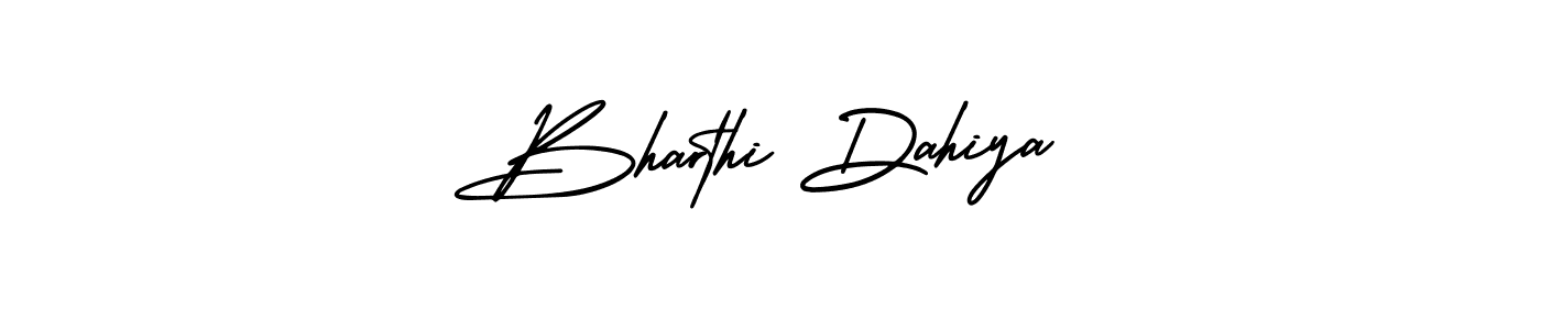 How to make Bharthi Dahiya signature? AmerikaSignatureDemo-Regular is a professional autograph style. Create handwritten signature for Bharthi Dahiya name. Bharthi Dahiya signature style 3 images and pictures png