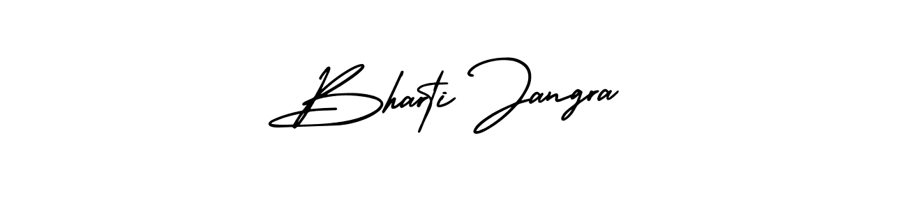 if you are searching for the best signature style for your name Bharti Jangra. so please give up your signature search. here we have designed multiple signature styles  using AmerikaSignatureDemo-Regular. Bharti Jangra signature style 3 images and pictures png