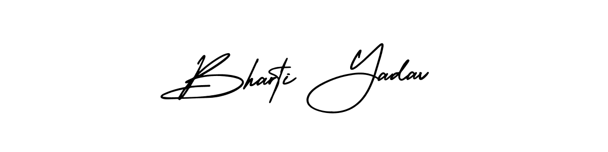 Make a short Bharti Yadav signature style. Manage your documents anywhere anytime using AmerikaSignatureDemo-Regular. Create and add eSignatures, submit forms, share and send files easily. Bharti Yadav signature style 3 images and pictures png