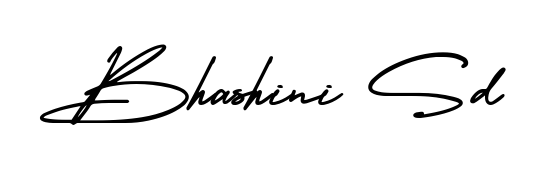 You can use this online signature creator to create a handwritten signature for the name Bhashini Sd. This is the best online autograph maker. Bhashini Sd signature style 3 images and pictures png