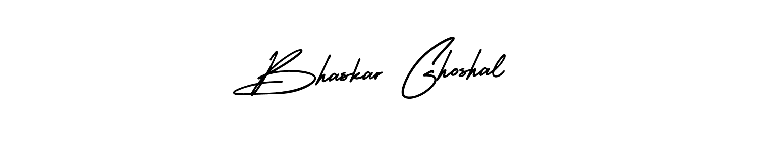 It looks lik you need a new signature style for name Bhaskar Ghoshal. Design unique handwritten (AmerikaSignatureDemo-Regular) signature with our free signature maker in just a few clicks. Bhaskar Ghoshal signature style 3 images and pictures png