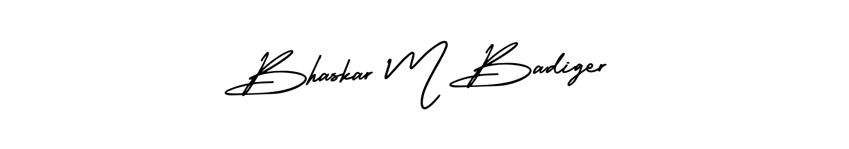 Also we have Bhaskar M Badiger name is the best signature style. Create professional handwritten signature collection using AmerikaSignatureDemo-Regular autograph style. Bhaskar M Badiger signature style 3 images and pictures png