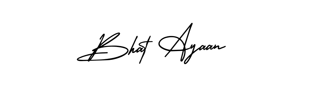 Also we have Bhat Ayaan name is the best signature style. Create professional handwritten signature collection using AmerikaSignatureDemo-Regular autograph style. Bhat Ayaan signature style 3 images and pictures png