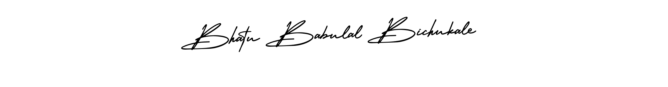 How to make Bhatu Babulal Bichukale name signature. Use AmerikaSignatureDemo-Regular style for creating short signs online. This is the latest handwritten sign. Bhatu Babulal Bichukale signature style 3 images and pictures png