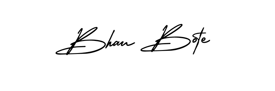 Make a beautiful signature design for name Bhau Bote. Use this online signature maker to create a handwritten signature for free. Bhau Bote signature style 3 images and pictures png