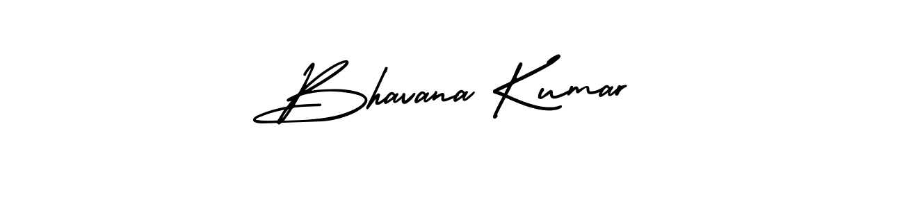 Bhavana Kumar stylish signature style. Best Handwritten Sign (AmerikaSignatureDemo-Regular) for my name. Handwritten Signature Collection Ideas for my name Bhavana Kumar. Bhavana Kumar signature style 3 images and pictures png