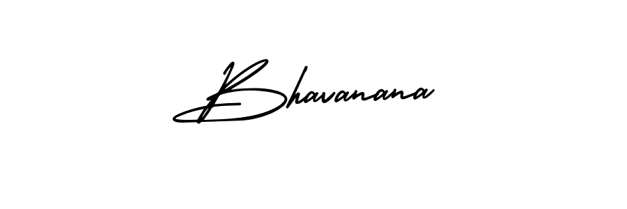 How to make Bhavanana signature? AmerikaSignatureDemo-Regular is a professional autograph style. Create handwritten signature for Bhavanana name. Bhavanana signature style 3 images and pictures png