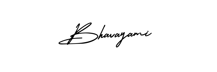 AmerikaSignatureDemo-Regular is a professional signature style that is perfect for those who want to add a touch of class to their signature. It is also a great choice for those who want to make their signature more unique. Get Bhavayami name to fancy signature for free. Bhavayami signature style 3 images and pictures png