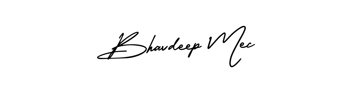 Make a beautiful signature design for name Bhavdeep Mec. Use this online signature maker to create a handwritten signature for free. Bhavdeep Mec signature style 3 images and pictures png