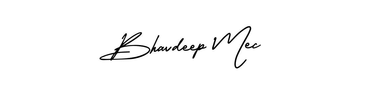 if you are searching for the best signature style for your name Bhavdeep Mec. so please give up your signature search. here we have designed multiple signature styles  using AmerikaSignatureDemo-Regular. Bhavdeep Mec signature style 3 images and pictures png