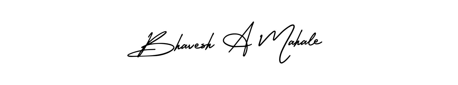 This is the best signature style for the Bhavesh A Mahale name. Also you like these signature font (AmerikaSignatureDemo-Regular). Mix name signature. Bhavesh A Mahale signature style 3 images and pictures png