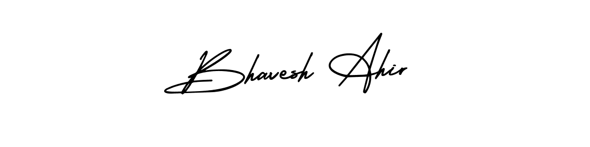 Also we have Bhavesh Ahir name is the best signature style. Create professional handwritten signature collection using AmerikaSignatureDemo-Regular autograph style. Bhavesh Ahir signature style 3 images and pictures png