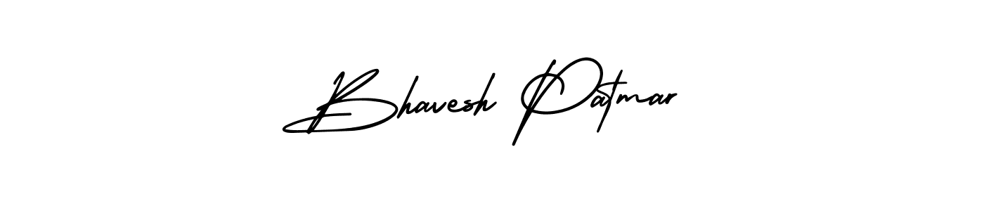 Similarly AmerikaSignatureDemo-Regular is the best handwritten signature design. Signature creator online .You can use it as an online autograph creator for name Bhavesh Patmar. Bhavesh Patmar signature style 3 images and pictures png