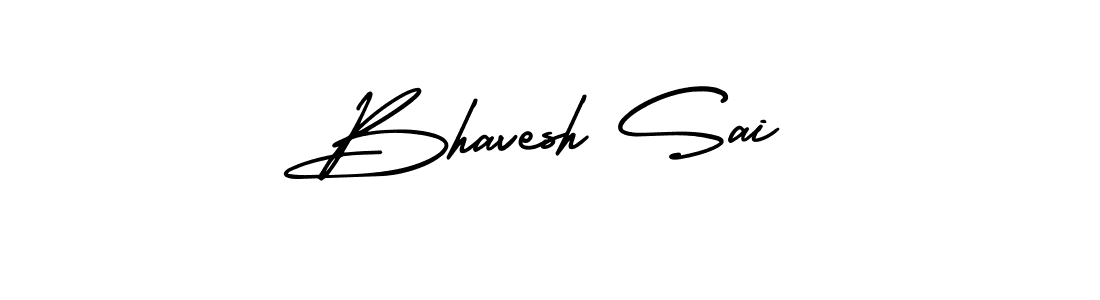 Design your own signature with our free online signature maker. With this signature software, you can create a handwritten (AmerikaSignatureDemo-Regular) signature for name Bhavesh Sai. Bhavesh Sai signature style 3 images and pictures png