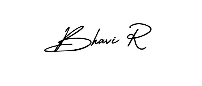 Also we have Bhavi R name is the best signature style. Create professional handwritten signature collection using AmerikaSignatureDemo-Regular autograph style. Bhavi R signature style 3 images and pictures png