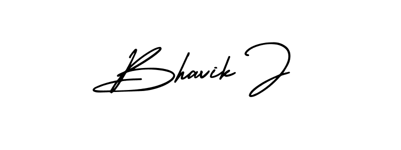 Create a beautiful signature design for name Bhavik J. With this signature (AmerikaSignatureDemo-Regular) fonts, you can make a handwritten signature for free. Bhavik J signature style 3 images and pictures png