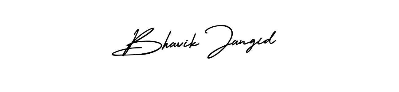 Use a signature maker to create a handwritten signature online. With this signature software, you can design (AmerikaSignatureDemo-Regular) your own signature for name Bhavik Jangid. Bhavik Jangid signature style 3 images and pictures png