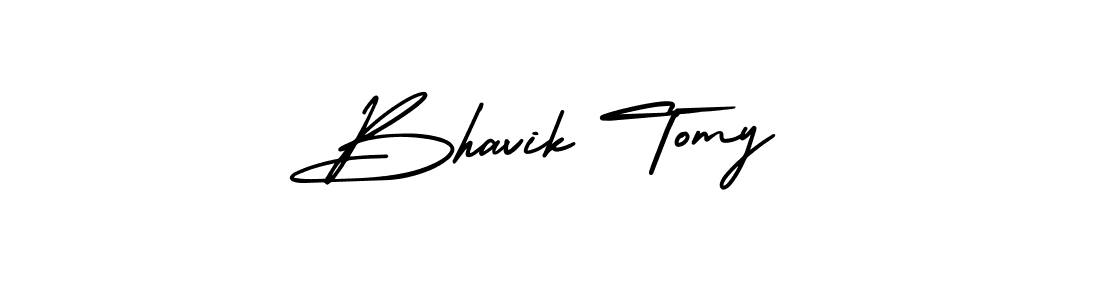 Best and Professional Signature Style for Bhavik Tomy. AmerikaSignatureDemo-Regular Best Signature Style Collection. Bhavik Tomy signature style 3 images and pictures png