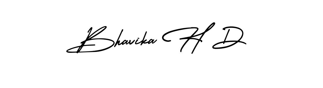 You can use this online signature creator to create a handwritten signature for the name Bhavika H D. This is the best online autograph maker. Bhavika H D signature style 3 images and pictures png