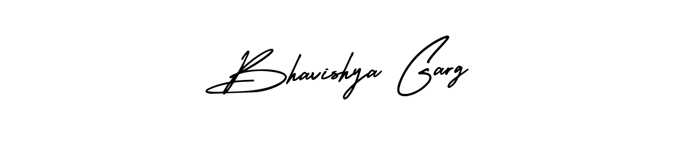 Create a beautiful signature design for name Bhavishya Garg. With this signature (AmerikaSignatureDemo-Regular) fonts, you can make a handwritten signature for free. Bhavishya Garg signature style 3 images and pictures png