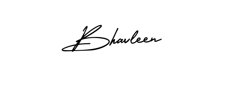 Bhavleen stylish signature style. Best Handwritten Sign (AmerikaSignatureDemo-Regular) for my name. Handwritten Signature Collection Ideas for my name Bhavleen. Bhavleen signature style 3 images and pictures png