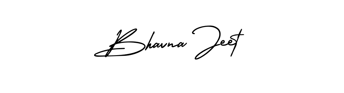 The best way (AmerikaSignatureDemo-Regular) to make a short signature is to pick only two or three words in your name. The name Bhavna Jeet include a total of six letters. For converting this name. Bhavna Jeet signature style 3 images and pictures png