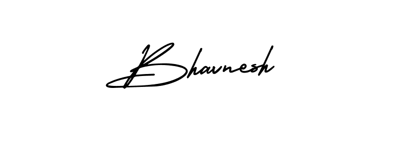 Use a signature maker to create a handwritten signature online. With this signature software, you can design (AmerikaSignatureDemo-Regular) your own signature for name Bhavnesh. Bhavnesh signature style 3 images and pictures png