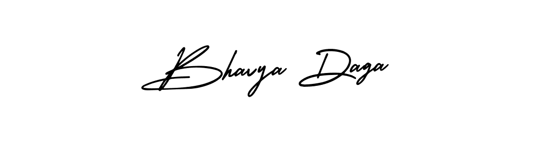 Design your own signature with our free online signature maker. With this signature software, you can create a handwritten (AmerikaSignatureDemo-Regular) signature for name Bhavya Daga. Bhavya Daga signature style 3 images and pictures png