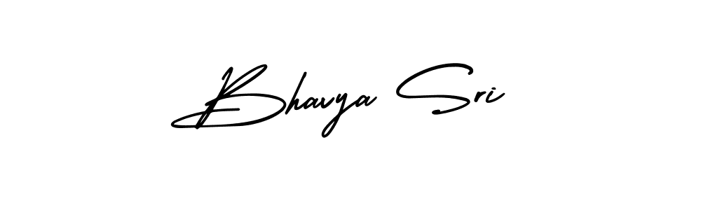 How to make Bhavya Sri signature? AmerikaSignatureDemo-Regular is a professional autograph style. Create handwritten signature for Bhavya Sri name. Bhavya Sri signature style 3 images and pictures png