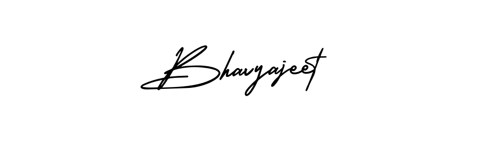 How to make Bhavyajeet name signature. Use AmerikaSignatureDemo-Regular style for creating short signs online. This is the latest handwritten sign. Bhavyajeet signature style 3 images and pictures png