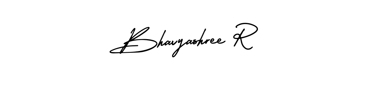 if you are searching for the best signature style for your name Bhavyashree R. so please give up your signature search. here we have designed multiple signature styles  using AmerikaSignatureDemo-Regular. Bhavyashree R signature style 3 images and pictures png