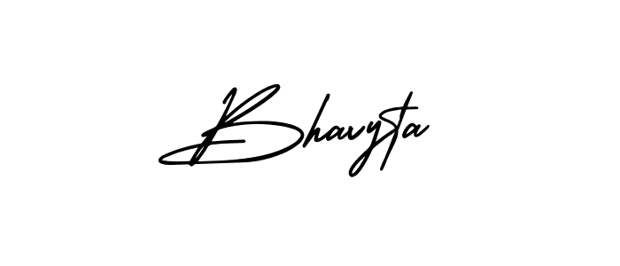 Use a signature maker to create a handwritten signature online. With this signature software, you can design (AmerikaSignatureDemo-Regular) your own signature for name Bhavyta. Bhavyta signature style 3 images and pictures png